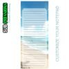 Custom Notepads Size 3.5 x 8.5 Inch