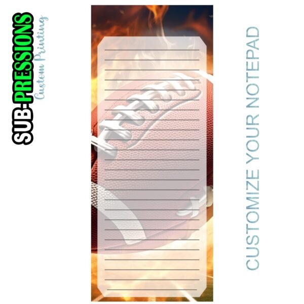 Custom Notepads Size 3.5 x 8.5 Inch - Image 4