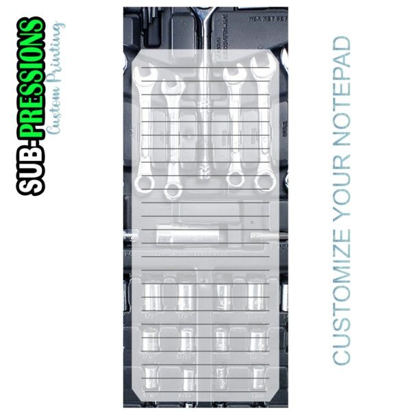 Custom Notepads Size 3.5 x 8.5 Inch - Image 8