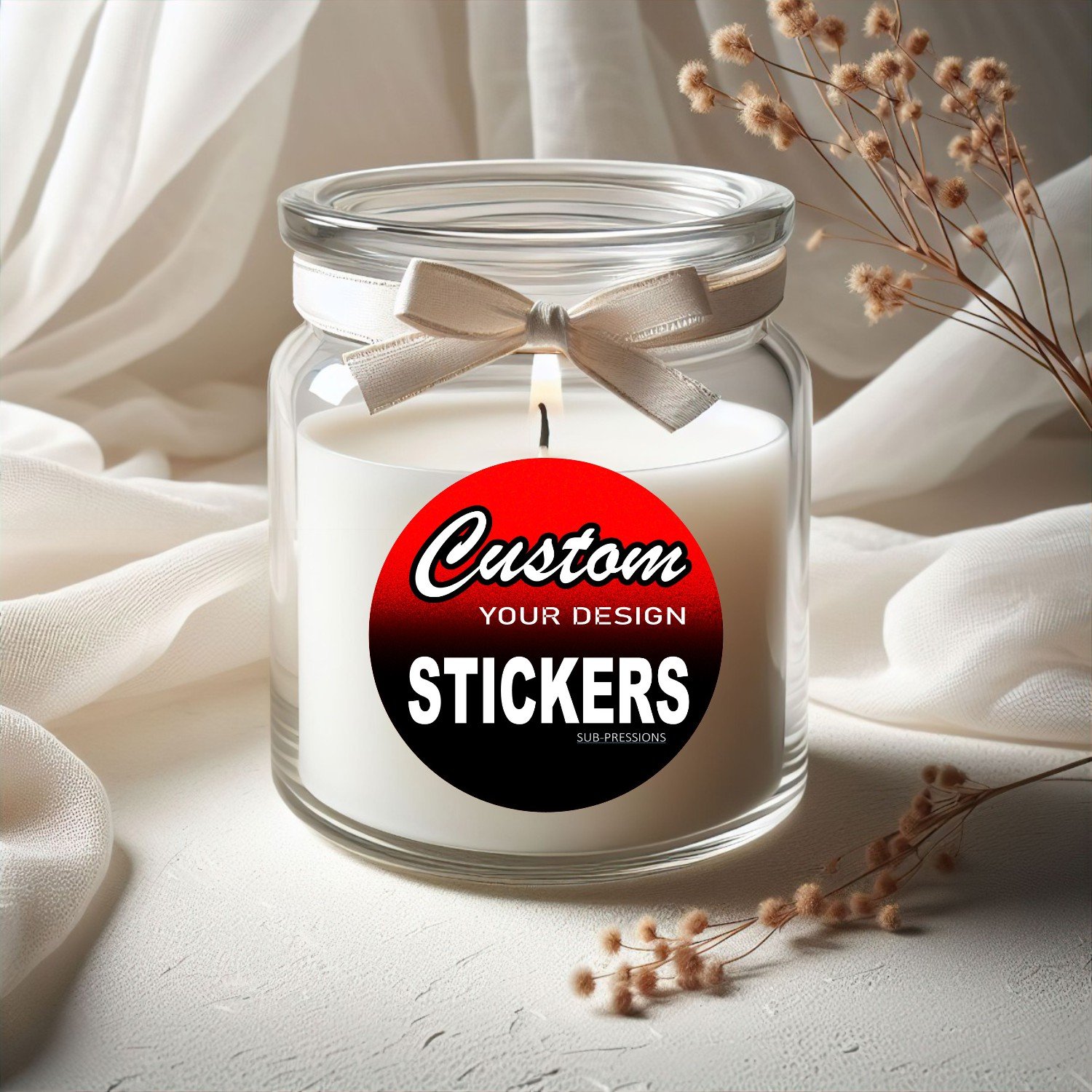 Custom Stickers for small business by Sub-Pressions Custom Round Stickers